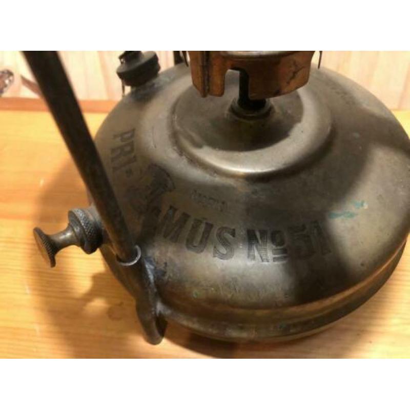 Prachtige complete antieke cooker kookstel van Primus No. 51