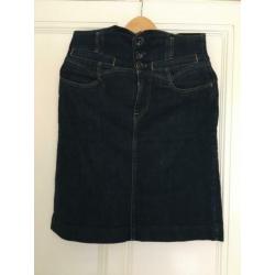 Nolita highwaist pencil skirt denim rok M 38 Wow!