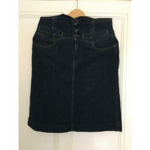 Nolita highwaist pencil skirt denim rok M 38 Wow!