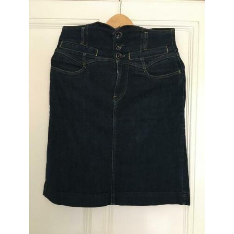 Nolita highwaist pencil skirt denim rok M 38 Wow!