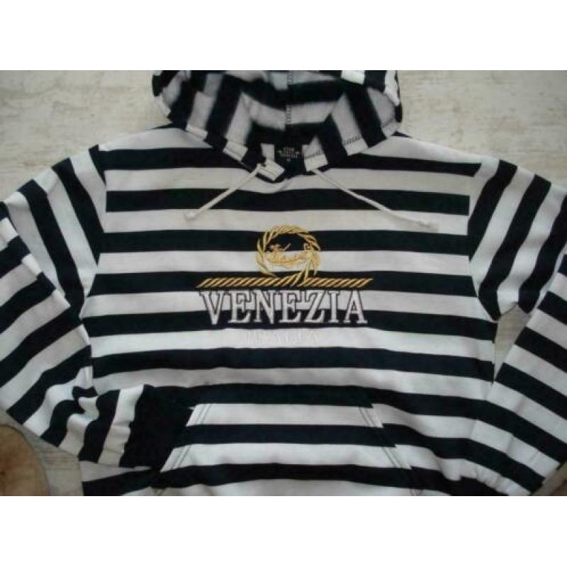 STAR VENEZIA gestreepte vest met capuchon mt M