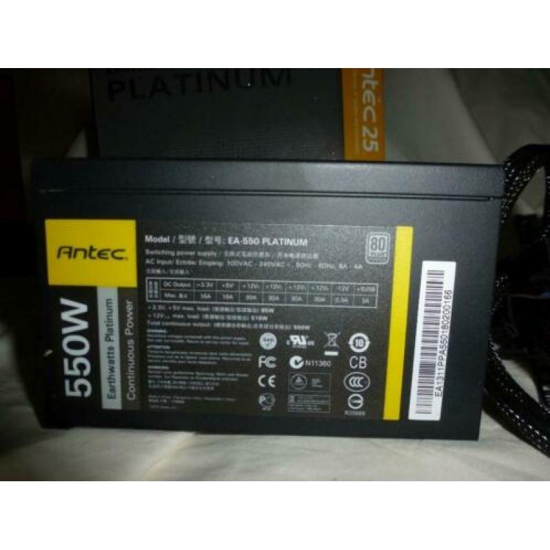 Antec25 Earthwatts Platium PC voeding 550W