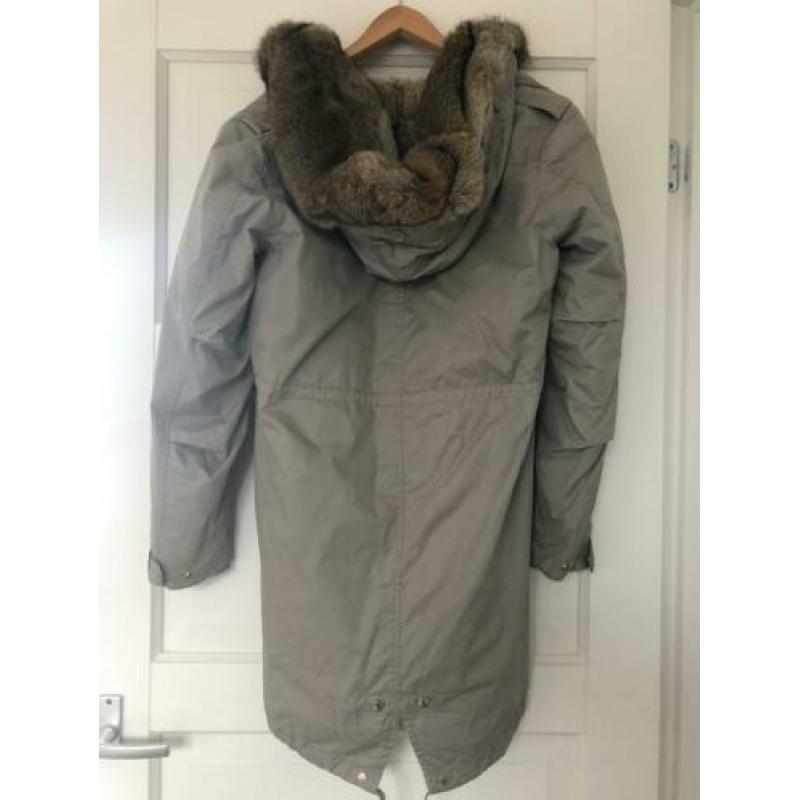 Prachtige Woolrich eskimo/military parka maat s