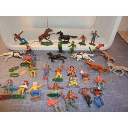 Cowboys , indianen en paarden (Swoppets?) en andere merken.