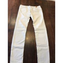 Beige push-up broek van Stradivarius maat 42