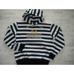STAR VENEZIA gestreepte vest met capuchon mt M