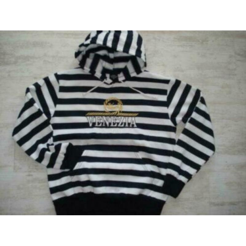 STAR VENEZIA gestreepte vest met capuchon mt M