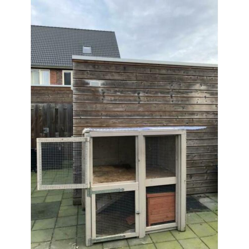 Konijnenhok 2 verdiepingen