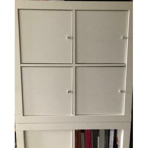IKEA Kallax kast met 4 deuren