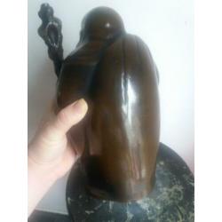 oud beeld boeddha brons koper ijzer sculptuur