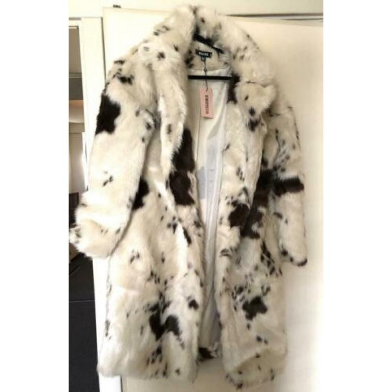 MISSGUIDED - Nieuw met Labels - Faux fur Winterjas - Maat 38