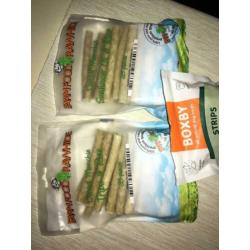 Boxby & Farmfood Snacks Stripe’s Dental Munchie botjes