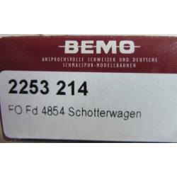 3 stuks Bemo H0m Schotterwagens van de FO