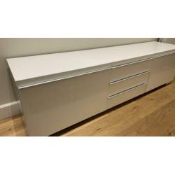 Tv meubel hoogglans wit Ikea