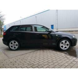 Audi A3 2.0 Sportback 110KW 2005 Zwart,Nap , 1STE EIGENAAR