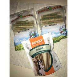Boxby & Farmfood Snacks Stripe’s Dental Munchie botjes