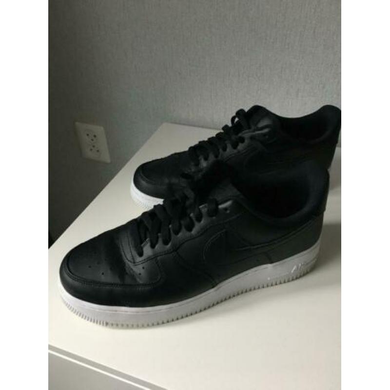 Nike Air Force 1 zwart - maat 44 zgan