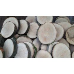 houten schijf of houten stammetje eiken