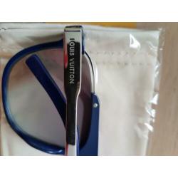 louis vuitton zonnebril mascotte blauw