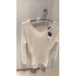 Topshop ecru top/trui nieuw maat small