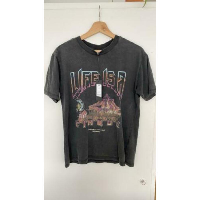 Shoeby Fred van Leer Eksept Circus Tee maat S NIEUW