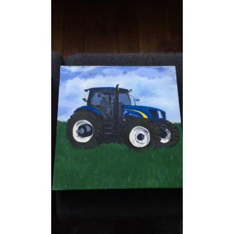 Tractor schilderij