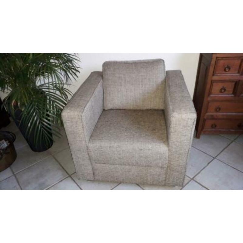 Prachtige retro kubus fauteuil als nieuw