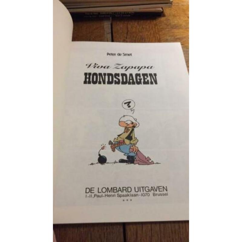 Peter de Smet - Viva Zapapa: Hondsdagen. Lombard uitgaven. 2