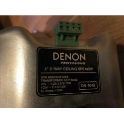 Denon inbouwspeakers / plafond luidsprekers dn-104s