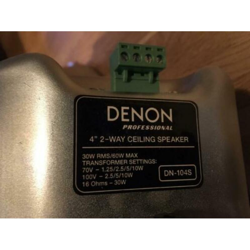 Denon inbouwspeakers / plafond luidsprekers dn-104s