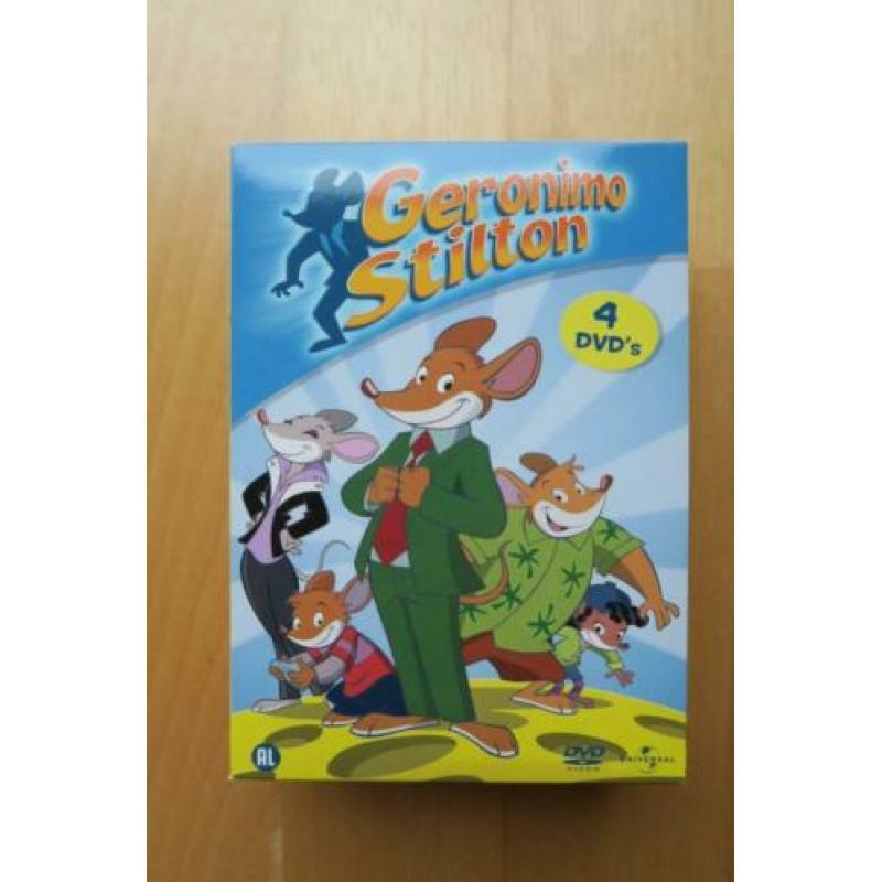 DVD BOX met 4 DVD's van Geronimo Stilton