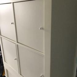 IKEA Kallax kast met 4 deuren
