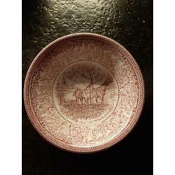 3 SCHAALTJES van OUD SERVIES