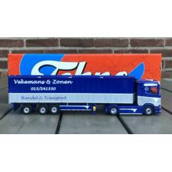 Scania S Highline met cargo floor oplegger