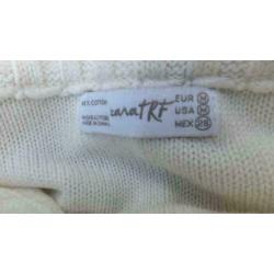 ZARA creme katoenen rok mt M