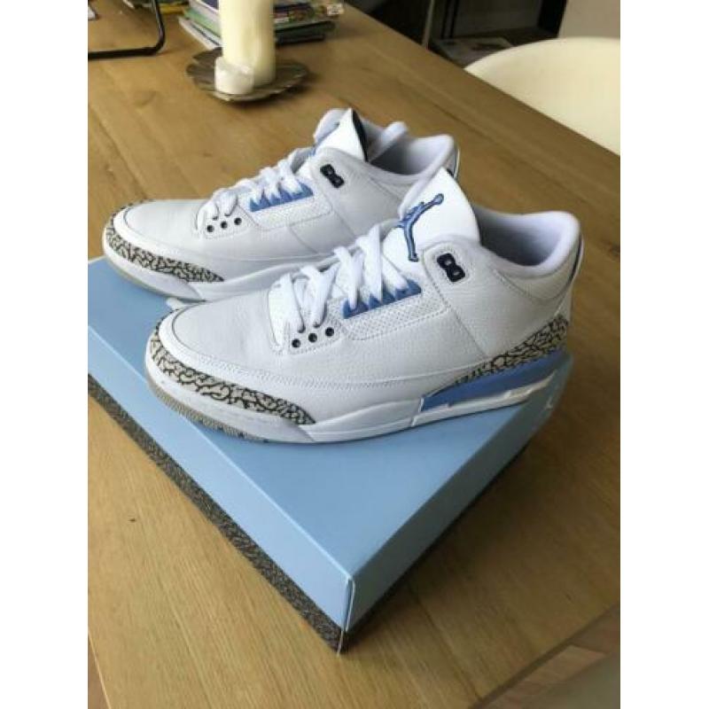 Air Jordan 3 UNC retro maat 44,5