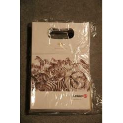 Partij papieren Schleich tasjes ,paard, zebra, ridders NIEUW