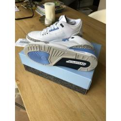 Air Jordan 3 UNC retro maat 44,5
