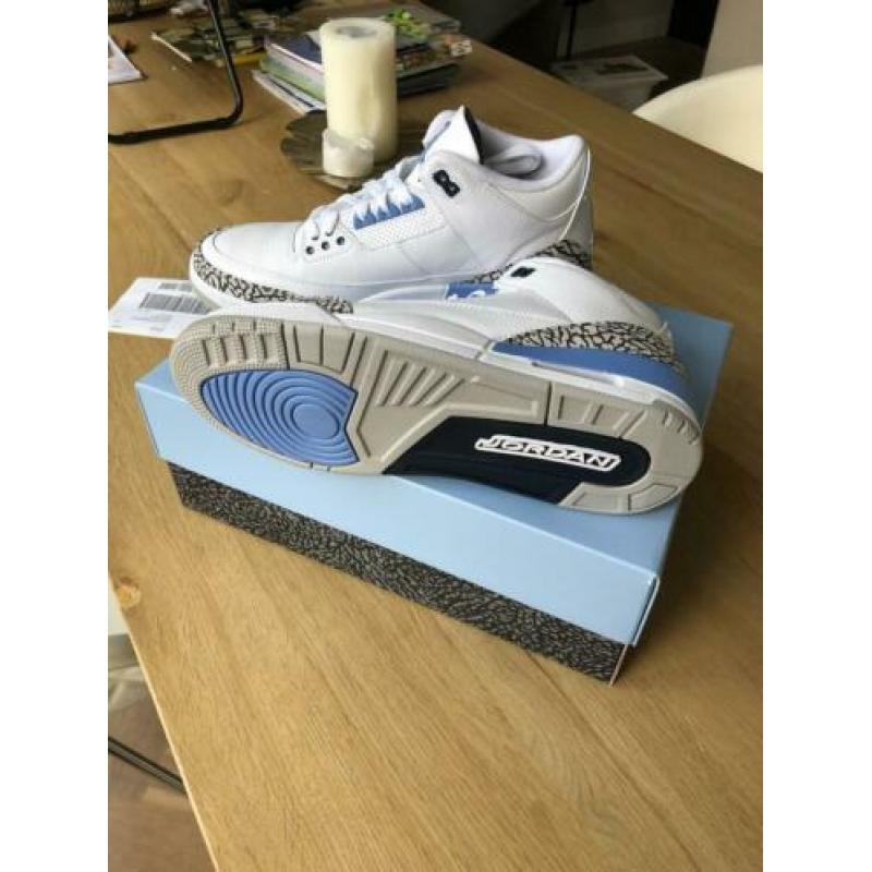 Air Jordan 3 UNC retro maat 44,5