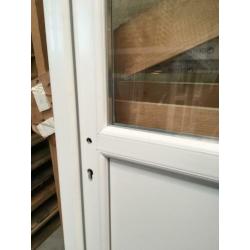Kunststof buitendeur 98 x 204 1/2 glas antraciet