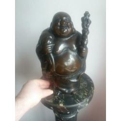 oud beeld boeddha brons koper ijzer sculptuur