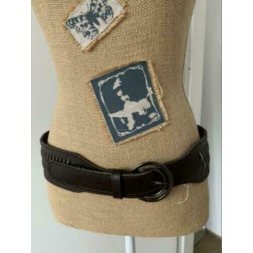 Sandwich riem 90 bruin