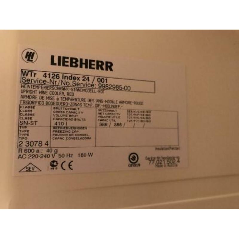 Liebherr wijnkoelkast