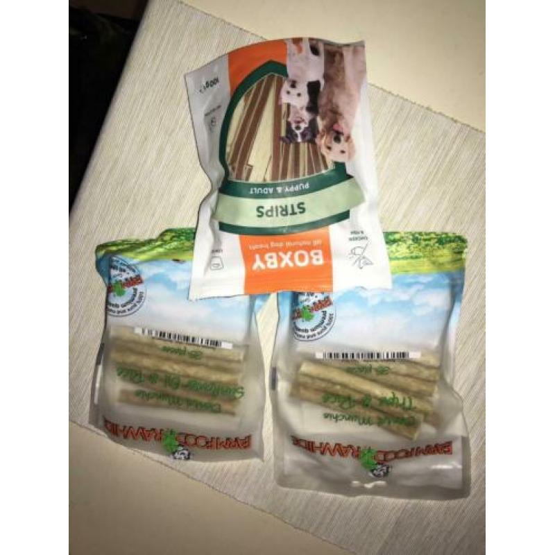 Boxby & Farmfood Snacks Stripe’s Dental Munchie botjes