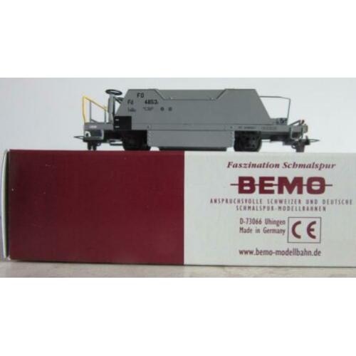 3 stuks Bemo H0m Schotterwagens van de FO