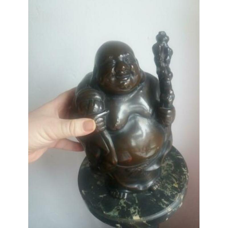 oud beeld boeddha brons koper ijzer sculptuur