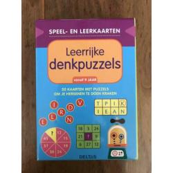 Leerrijke denkpuzzels NIEUW stevige kaarten met oplossingen