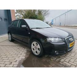 Audi A3 2.0 Sportback 110KW 2005 Zwart,Nap , 1STE EIGENAAR