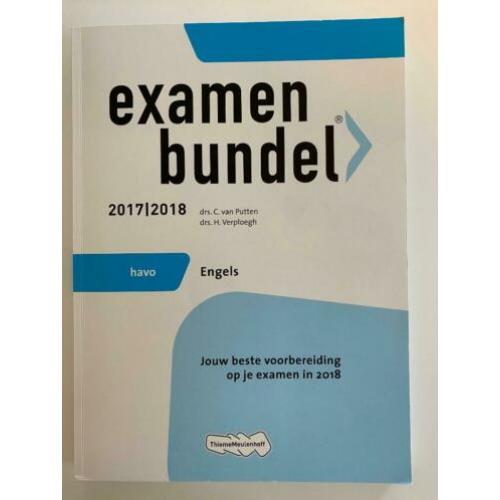 Examenbundel havo Engels 2017/2018