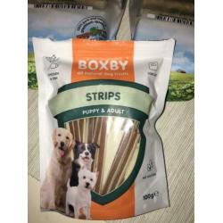 Boxby & Farmfood Snacks Stripe’s Dental Munchie botjes